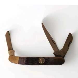 FROST CUTLERY 3-Blade Folding Knife German Stainless Rostfrei  Pakistan Star